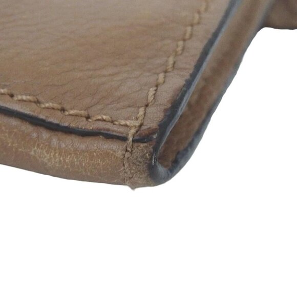 909158AE Chloe Wallet Long Brown Leather - Picture 7 of 12